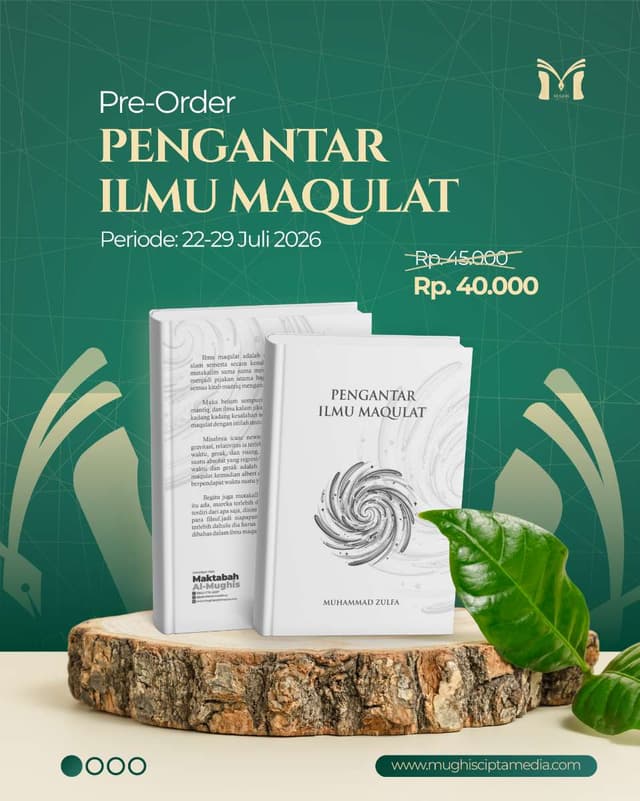 Cover Depan Pengantar Ilmu Maqulat